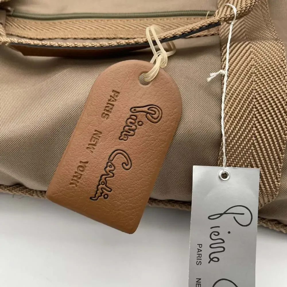 Vintage Pierre Cardin Butter Scotch Nylon Duffle Travel Weekend Bag By Henry Ros